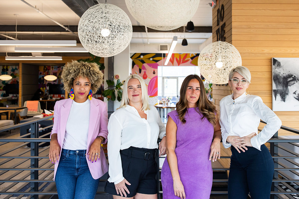 Cofounders of The Coven shared workspace and online community. 
