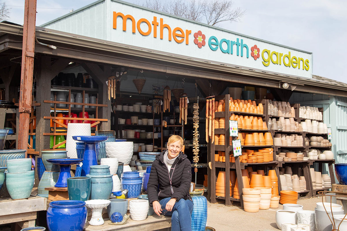 Mother Earth Gardens co-owner Karen O'Connor