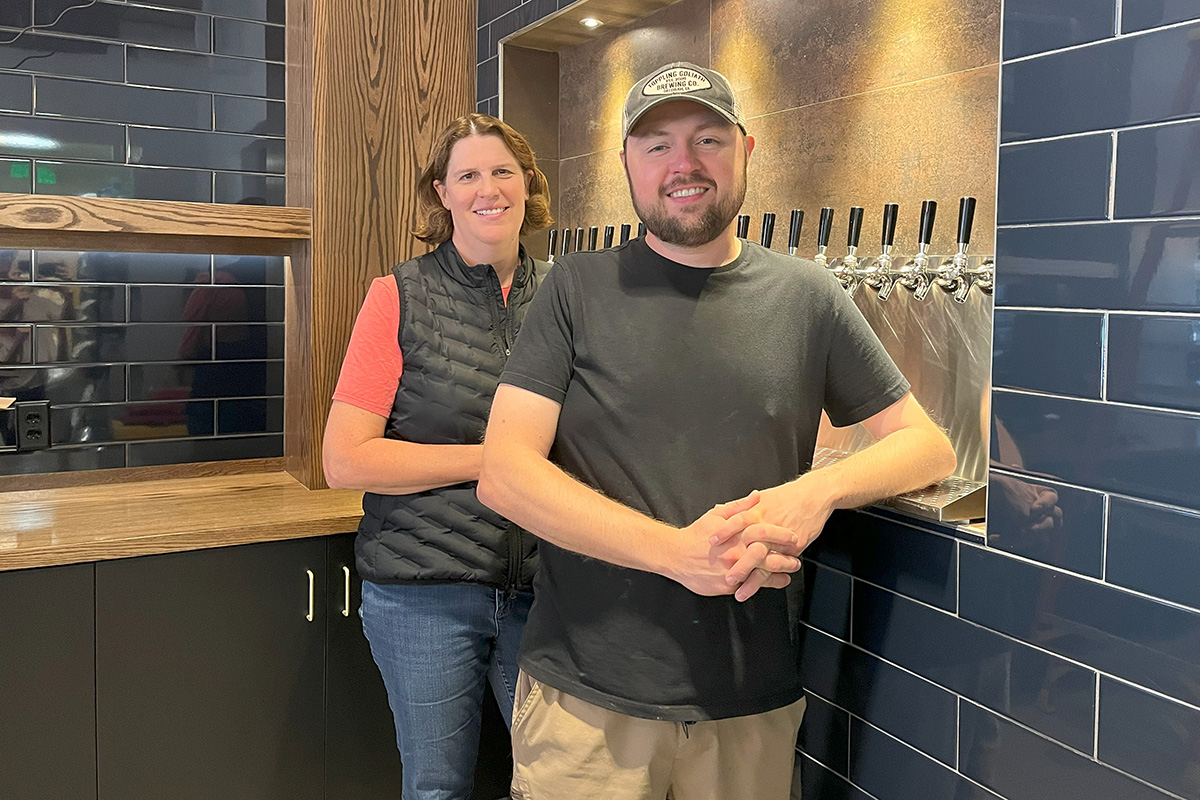 Chris and Leanne of Ripple Effect brewing in Rogers Minnesota who used Elevate Hennepin for no cost business advising.